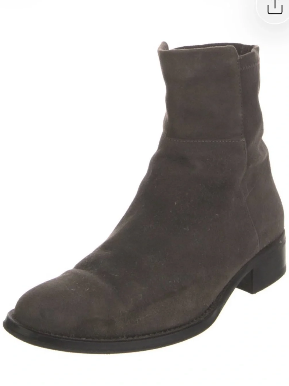 Stuart Weitzman Grey Suede Sock Boots 5.5